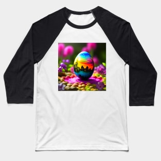 City in Easter Egg Baseball T-Shirt